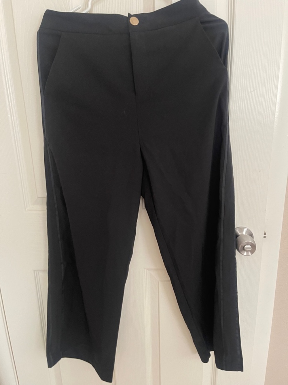 Black Pull-On Dress Pants